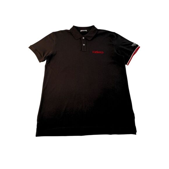 Iceberg Black Cotton Men Polo Men's Shirt